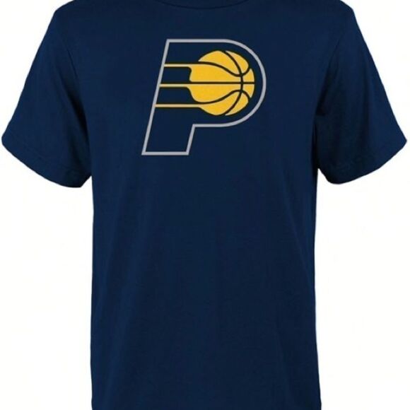 INDIANA PACERS YOUTH NAVY BLUE PRIMARY LOGO SHORT SLEEVE T-SHIRT - Picture 10 of 10